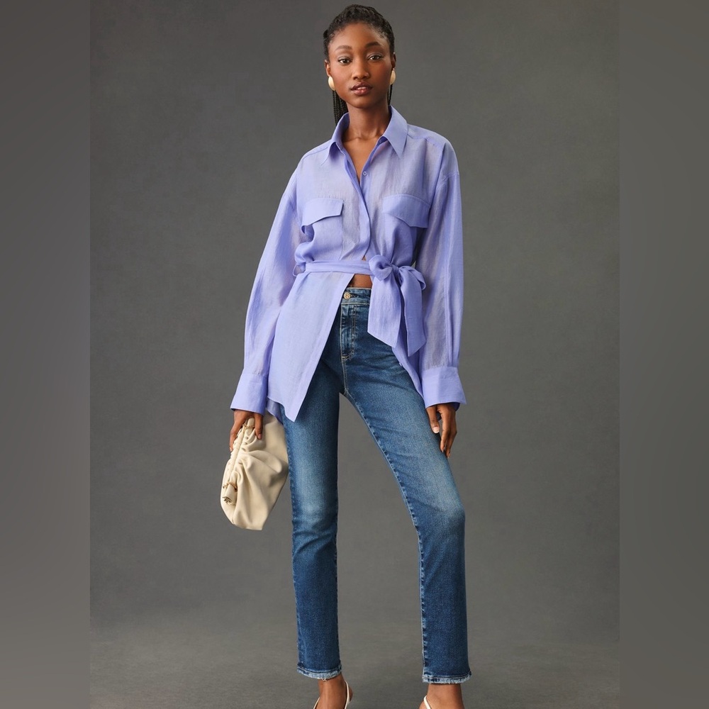 AG Jeans Mari Crop High Rise Slim Straight size 26